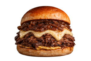 Hamburger brisket del pub Brazen & Banina a San Colombano al Lambro